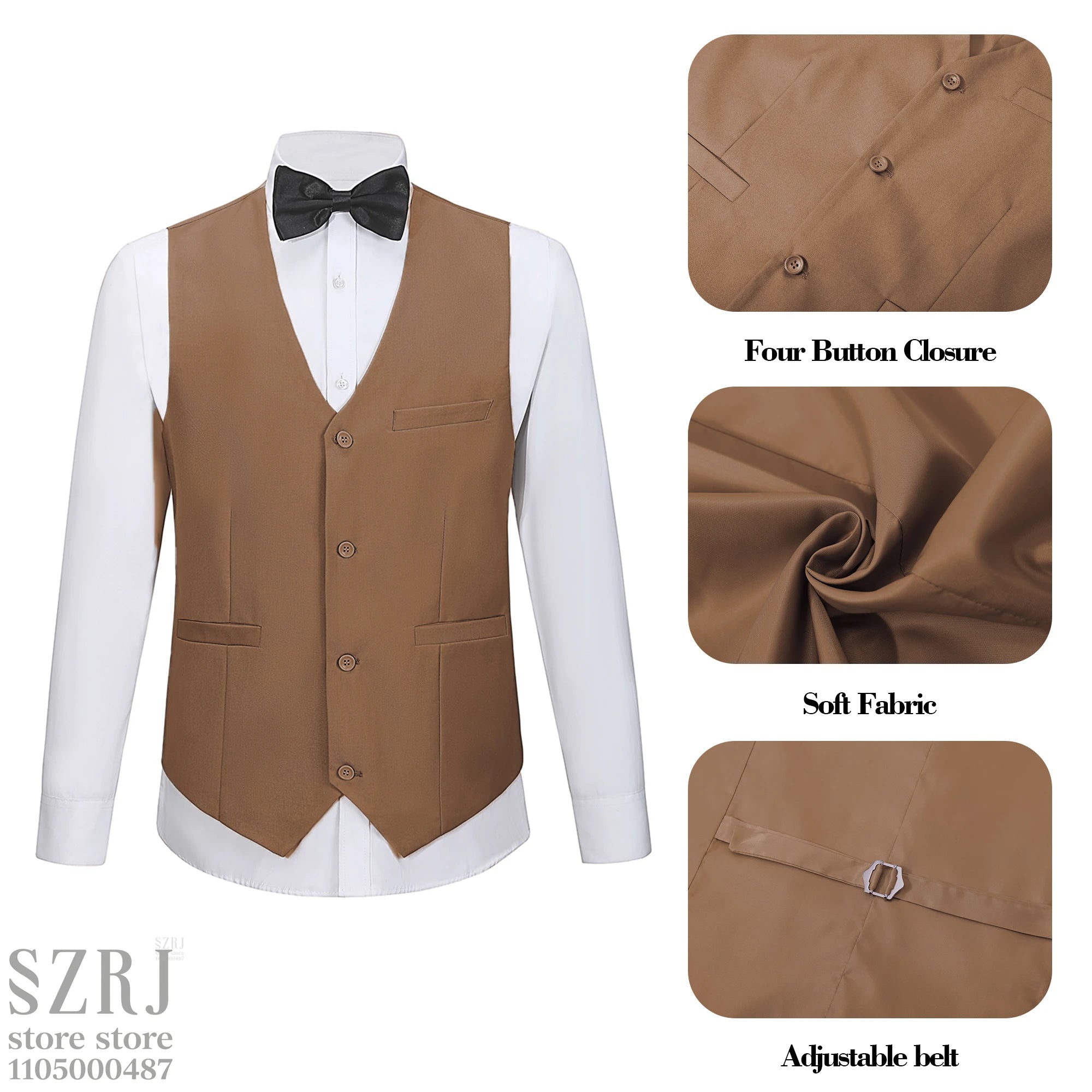Gentleman Red Tie Suit